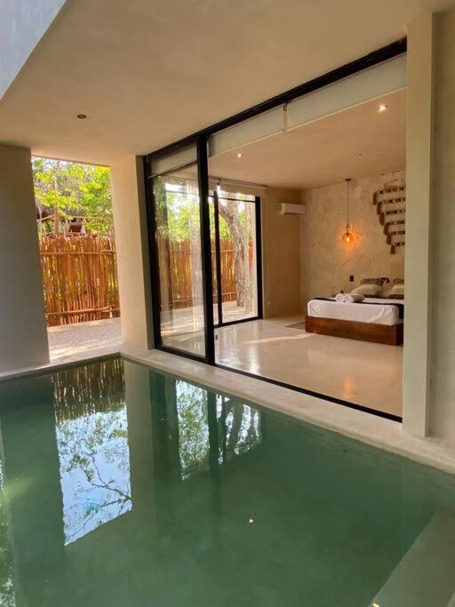 Apartment With Private Pool Tulum Chemuyil Exteriör bild