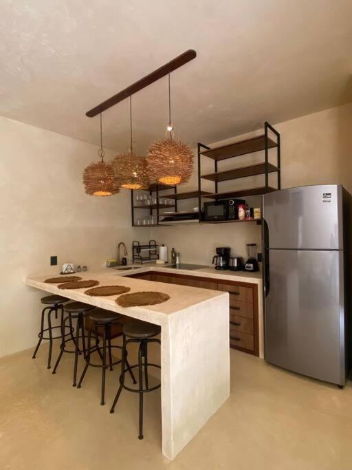 Apartment With Private Pool Tulum Chemuyil Exteriör bild
