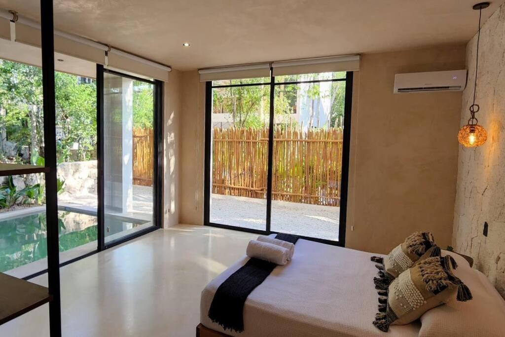 Apartment With Private Pool Tulum Chemuyil Exteriör bild
