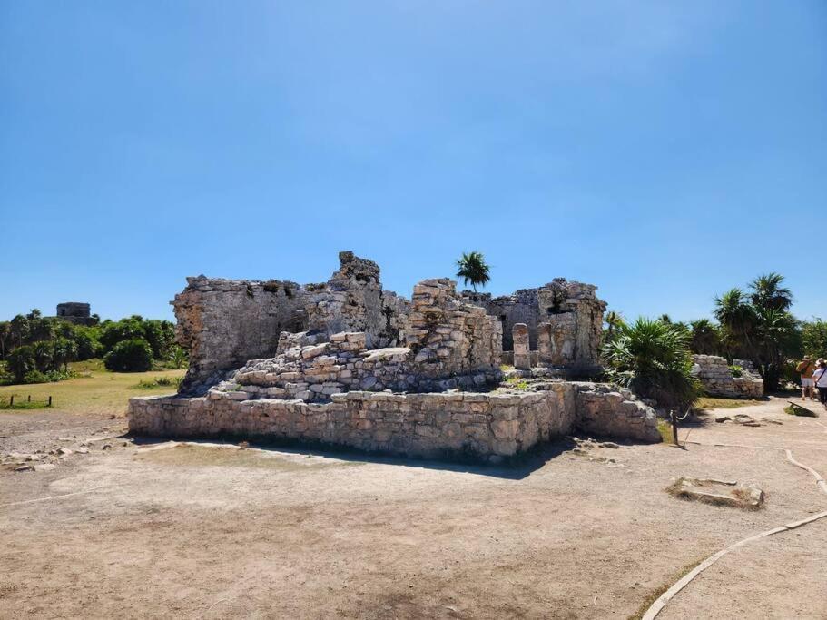 Apartment With Private Pool Tulum Chemuyil Exteriör bild