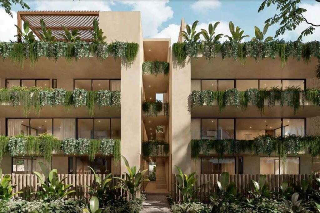 Apartment With Private Pool Tulum Chemuyil Exteriör bild