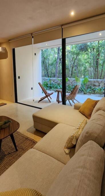 Apartment With Private Pool Tulum Chemuyil Exteriör bild