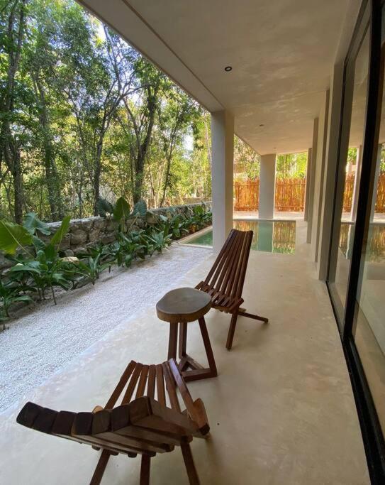 Apartment With Private Pool Tulum Chemuyil Exteriör bild